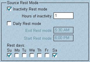 Collect Extending the life of the source with Rest mode You can use the Source Rest Mode features on the Configure tab to extend the life of the infrared source.