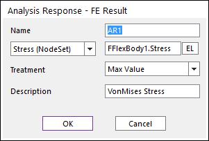 Chapter 3 Defining the analysis responses In order to design connecting rod, analysis response is a mass and stress 1. Click the Analysis Responses menu.