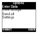 5. When done entering data, press the Enter key to send the data (Figure 1 31). FIGURE 1 31.