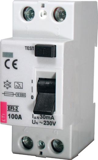 Used for the protection against indirect or direct contact with live conductors or parts in network systems where the neutral and earth conductors are separated.