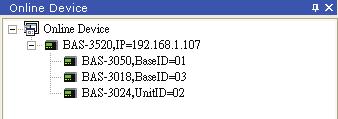 The item with BaseID is local I/O expansion module, while the item with UnitID is remote I/O expansion module. The BaseID represents the ID number of the local I/O expansion module.