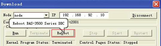 Restart System: Reboot WinCE operation system.