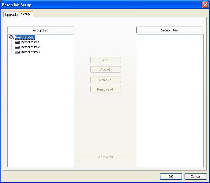 Remote Management Software (ATVision Pro) Setup: Imports saved settings from a remote DVR to the remote DVR.