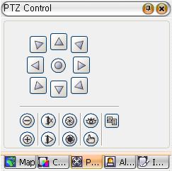 Remote Administration System Plus (RASplus) PTZ, Color and Alarm Out Control Panels Three panels allow PTZ control, color control and alarm out control while live monitoring a remote site.