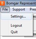 Change Settings and Preferences in the Representative Console Click on File > Settings in the upper left-hand corner of the console to configure your preferences.