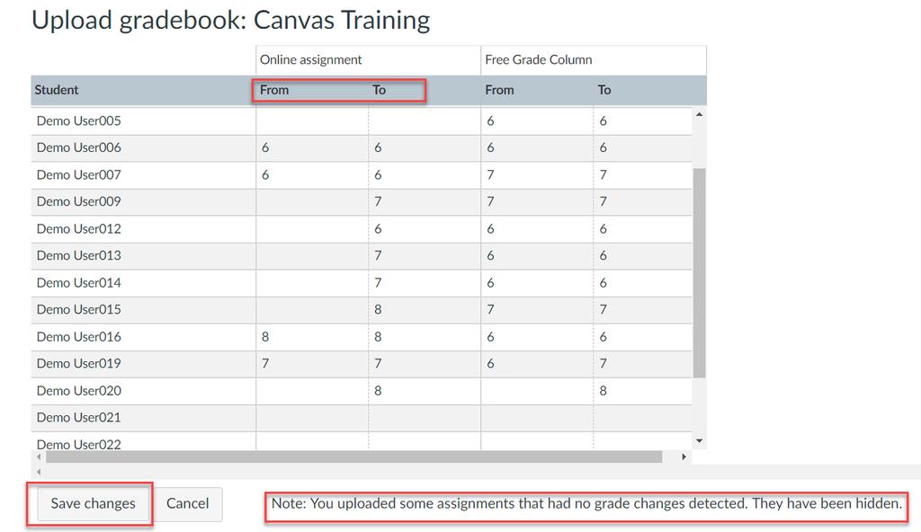You can find more info on Canvas gradebook export in this Canvas Guides document and