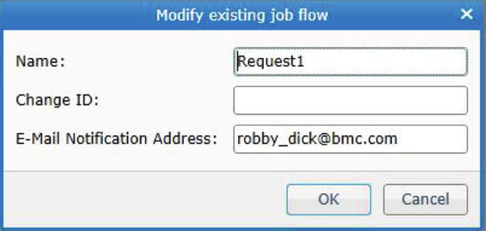com:18080/workloadchangemanager and login using the username and password supplied to you as part of the test drive registration. Dismiss the Welcome form. Select Open existing job flows.