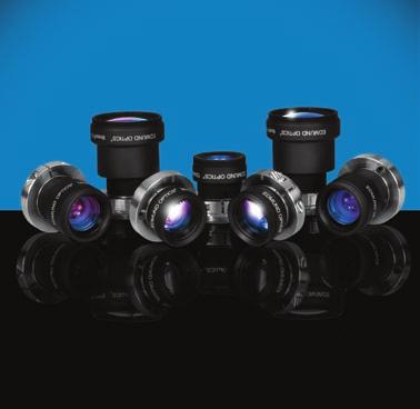 Cr SERIES FIXED FOCAL LENGTH LENSES Stability Ruggedized to Maintain Pointing Stability After Shock and Vibration Compact Ruggedized (Cr) Versions of our C Series Lenses Individual Optics Glued in