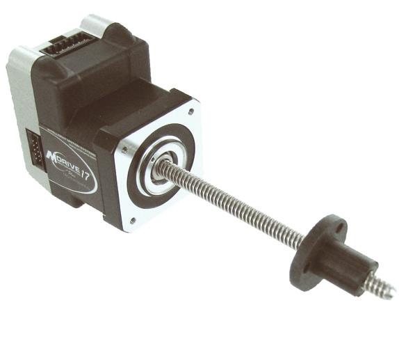 External shaft 17 linear ACTUATORS A rotating screw, integral to the MDrive motor, moves a screw-mounted nut axially Mechanical specifications Dimensions in inches (mm) Side view Front view 1.19 (30.