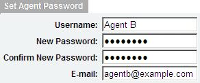If you have forgotten your password but have an e-mail address set in IP Office Customer Call Reporter, click Forgot Password 8.