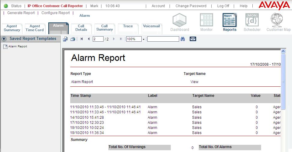 Supervisor: Reports 3.3.2 Running Manual Reports For those reports templates where you set the Schedule as Manual, you can manually run a report at any time.