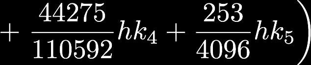 Higher- Order Runge- Ku(a Methods An approximation
