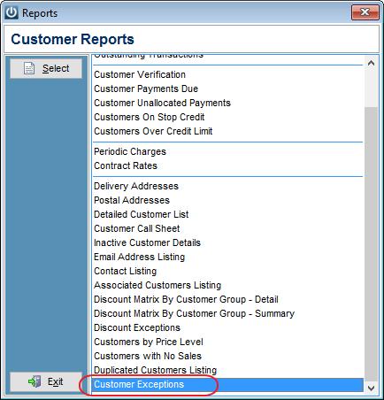 Two new reports have been added to the Customer / Sales Analysis menu. These compare the percentage of sales in a given period between New and Existing Customers.