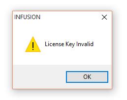 Requesting / Entering an End User License Note: v8.300 will require a new licence. If upgrading after hours, ensure you request your new v8.300 license beforehand, inside Infusion office hours.