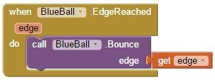 Now we will make our BlueBall bounce onto the edges of the screen.