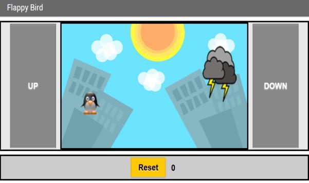 So you have decided on FlappyBird. FlappyBird is a fun game, where you have to help your bird create an App, which to dodge the storm clouds.