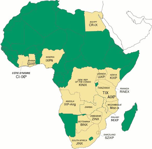 Internet Societyʼs African IXP Development Initiative 4 complementary