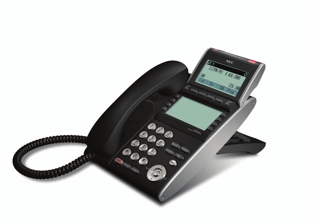 Digital and IP base-enabled Caller ID Security Button (IP) (detail above) 8 Line Keys Bluetooth Enabled