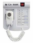 Emergency Remote Microphone RM-200SF / RM-320F Wall Mount Remote Microphone / Extension Alarm Switch For emergency broadcast For activation of emergency mode, start and stop automatic