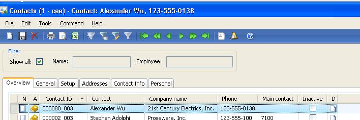 Creating and viewing contact records Contacts and customers have similar functionality, with two differences: You do not need to select an address book type for a contact.