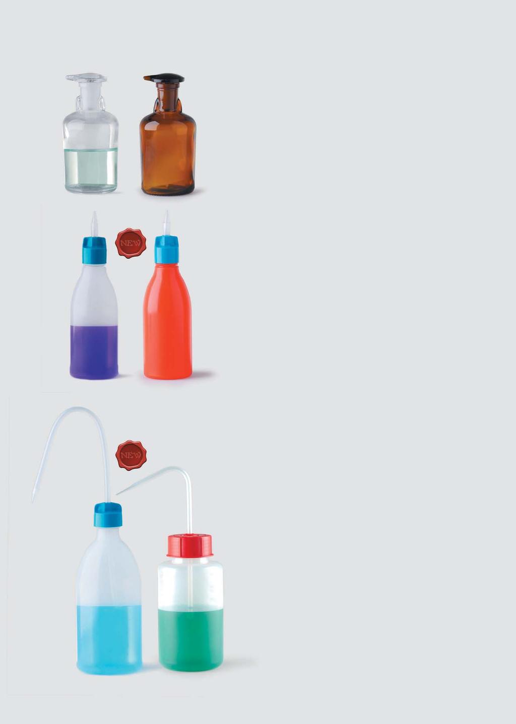 analytical laboratory dropping bottles glass Amber bottles prevents UV lights penetrate inside the bottle. clear bottles 062.02.100 amber bottles 062.03.
