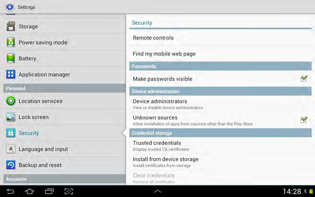 phytron 5.1 APK Installation from the FTP Server or an Ext.
