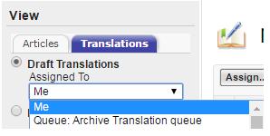 The draft translation has been assigned to the archive translation queue.