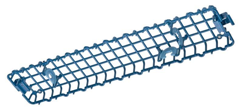 wire basket with silicone bars to
