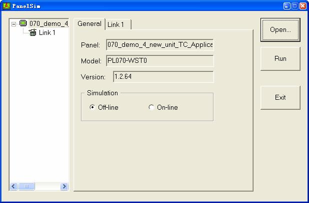 17 17.2.2. Simulating an Application To simulate an application, you can do the following: 1) The application must be saved and compiled before the simulator can start.