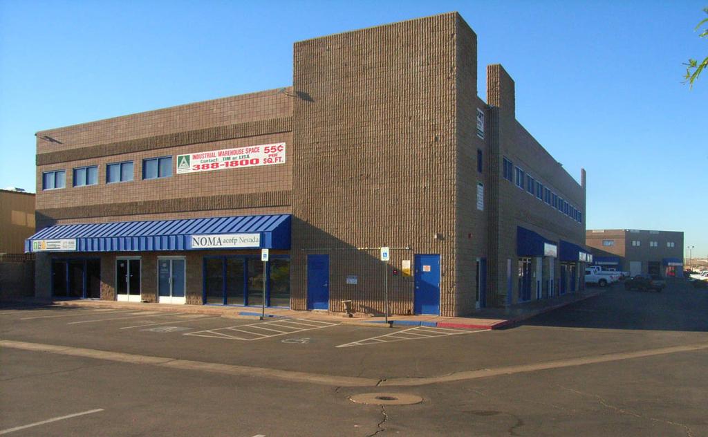 Property Highlights Max Court Business Center, located in the newer industrial area off Boulder Highway, consists of office flex buildings built in containing a total of ±, SF.