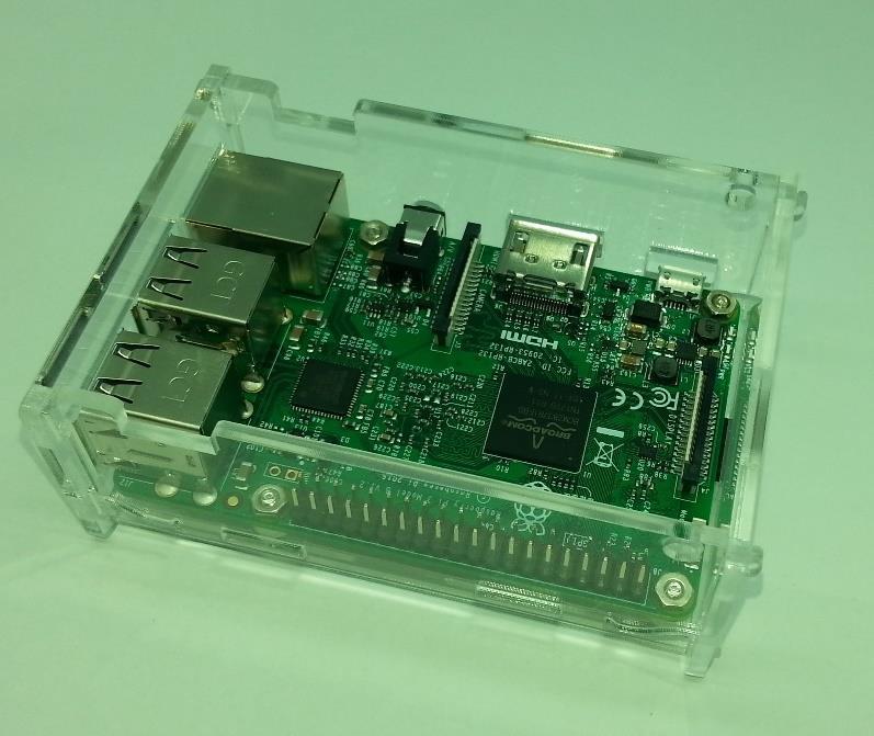 For guidance, compare the above assembly with the Raspberry Pi- the large slots to the left are for the USB and
