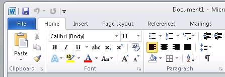 Formatting a Document How a document appears on the screen and how it looks when it is printed is called formatting.