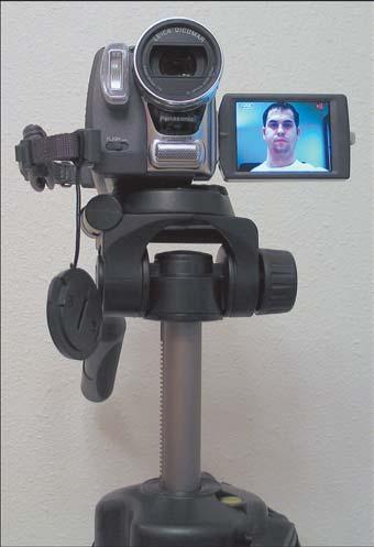 The DV camcorder LCD viewfinder is a versatile tool for creating great-looking movies.