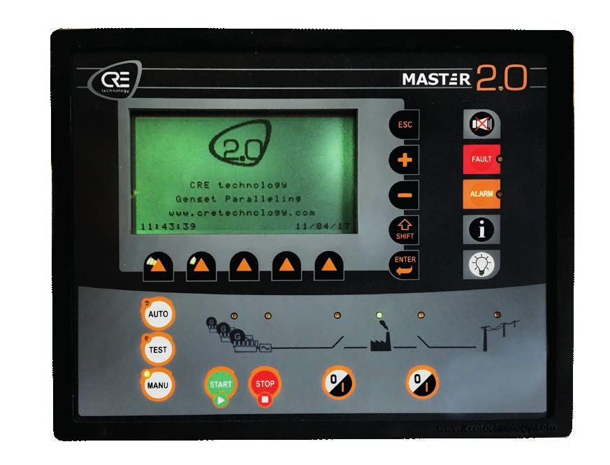 paralleling SOLUTIONS Innovation for better control ADVANCED MODULES «ALL-IN-ONE» gensys 2.0 The GENSYS 2.0 is a control unit designed for generator electrical panels.