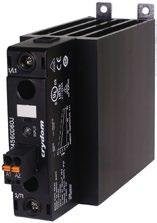 DR45 SERIES AC SINGLE PHASE OUTPUT DIN RAIL MOUNT SSRS Introduction The DR45 is a powerful and compact solid state relay in a DIN rail 45mm wide package with an output rating up to 6 Amps @ 4 C