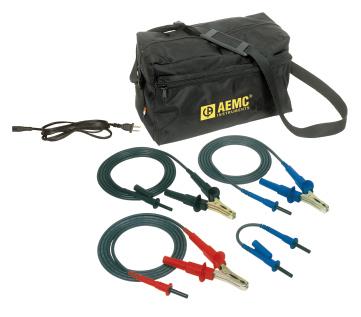 Accessories Both models include soft accessory bag with one red, one blue and one black lead with integral hippo clips (truly rated at 5kV), one jumper lead for use with guard terminal, rechargeable