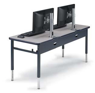 Available in multiple lengths and widths, allowing you to create workstations for one, two and three students.