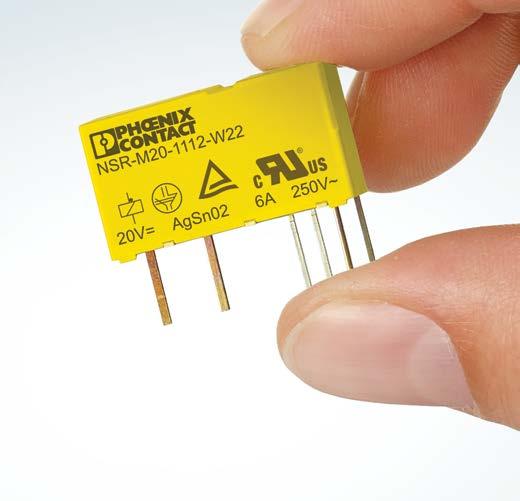 It is therefore possible that these safety relay modules are virtually as narrow as the connected conductors.