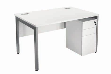 White Rectangular Desk With Modesty Panel W1600 x D800 x H730 OI-1480/MP 1400mm White Rectangular Desk With Modesty Panel W1400 x D800 x H730 OI-1280/MP 1200mm White Rectangular Desk With Modesty