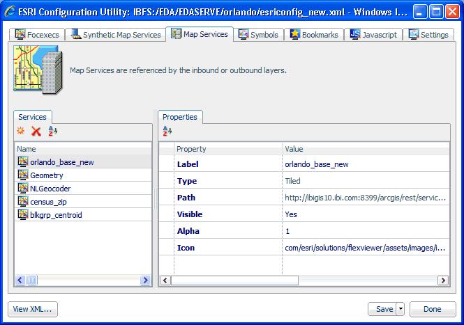 Defining Map Services Defining Map Services Map services must be initially published using the ArcGIS Server Manager Console.