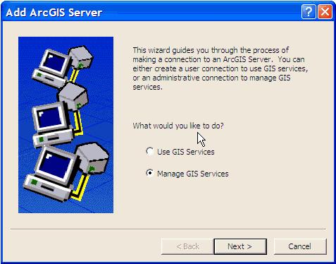 2. Requirements and Prerequisites The Add ArcGIS Server wizard opens, as shown in the following image. 3.