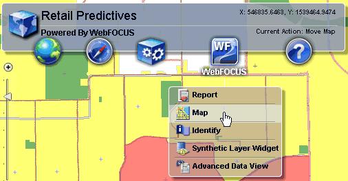 Sample Application Overview Procedure: How to Use the WebFOCUS Map
