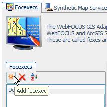 3. Building a Sample Application 8. Click Add focexec in the left pane.