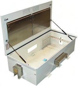 SOLUTION Zone and Wireless Enclosures 2' x 4' Ceiling Enclosures (85 lb Load Rating) 2' x 4' Ceiling Enclosures create a space within the drop ceiling for consolidation points or active cross