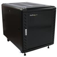 12U 36in Knock-Down Server Rack Cabinet with Casters StarTech ID: RK1236BKF This server rack provides
