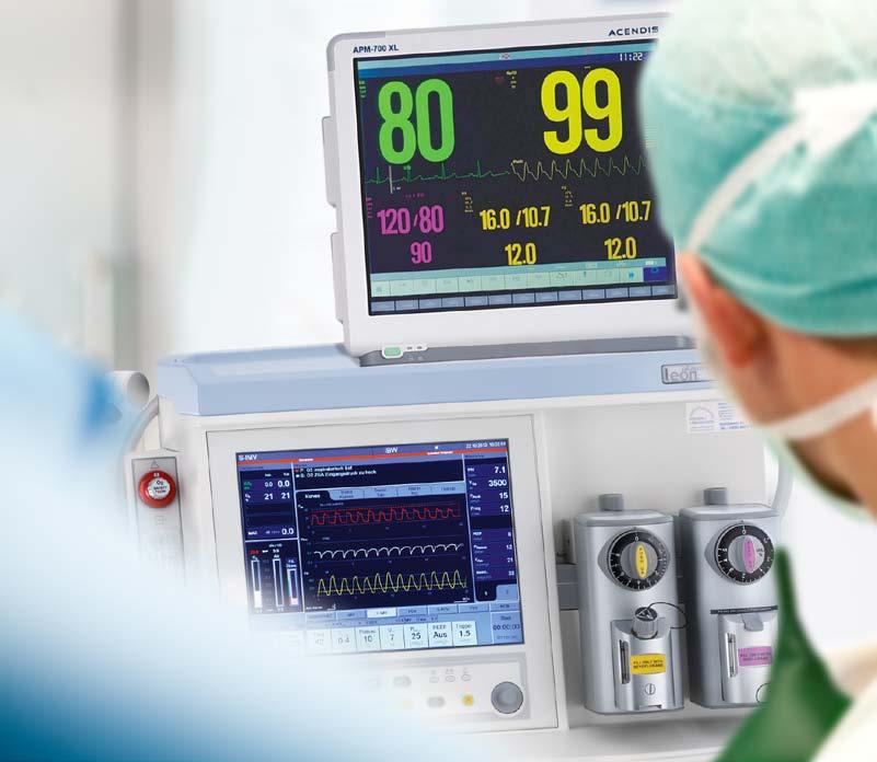 APM-700 / 700 XL MODULAr anaesthesia and icu MONITOR The ACENDIS APM-700 / 700 XL modular ICU monitor series is capable of being