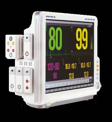 The large display allows clear observation in long distance, especially suitable for easy ICU room checking and monitoring during