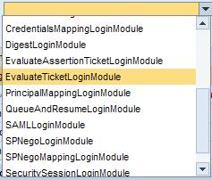 Select the Add button under Login Modules to add