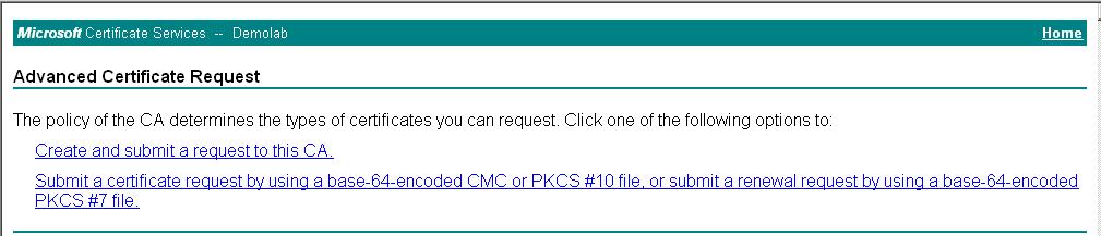 Open the certreq.txt file that you created and saved in Step 5, and then copy its contents to the 'Saved Request' field. 11. From the 'Certificate Template' drop-down list, select Web Server. 12.