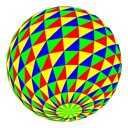 (a) (b) (c) (d) Figure 19-16 Four Frames of Animated Sphere Note that the constructor mat4 ( c ) constructs a 4 4 array, setting the diagonal elements to the parameter c and other elements to 0.